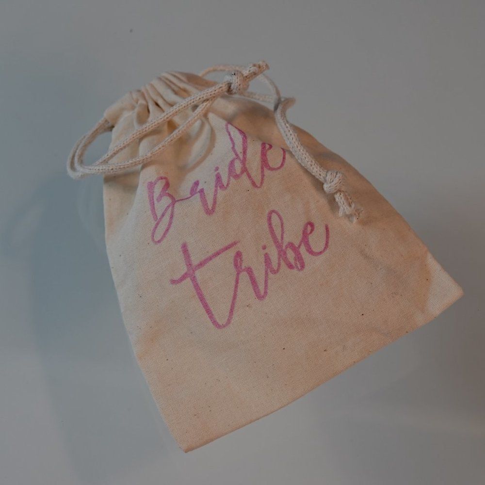 Bride Tribe Pouch Drawstring Bag - Picture 2 of 5